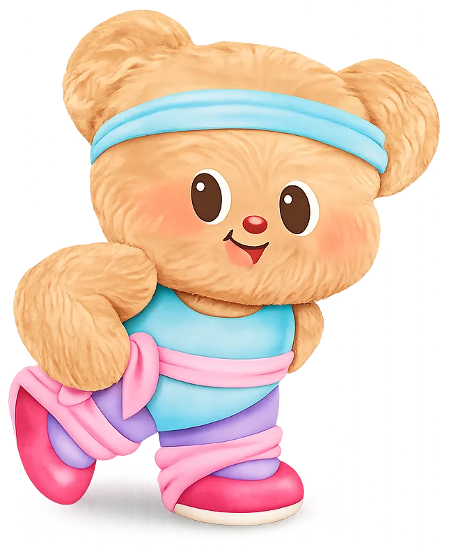 น้องหมีเนย Butterbear กำลังวิ่ง ในงานวิ่งการกุศล Regina Coeli x Butterbear FUN RUN 2026